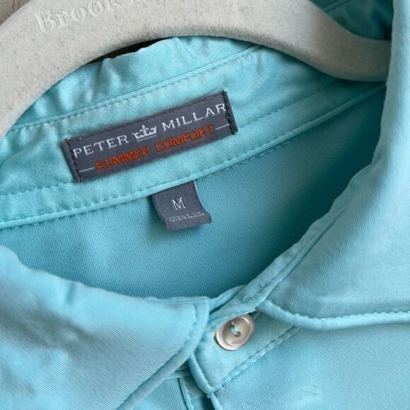 Peter Millar Summer Comfort Golf Polo Shirt M - Picture 7 of 7